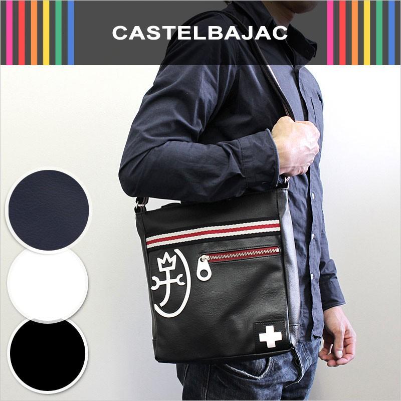 CASTELBAJAC カステルバジャック 縦型 ショルダーバッグ メンズ