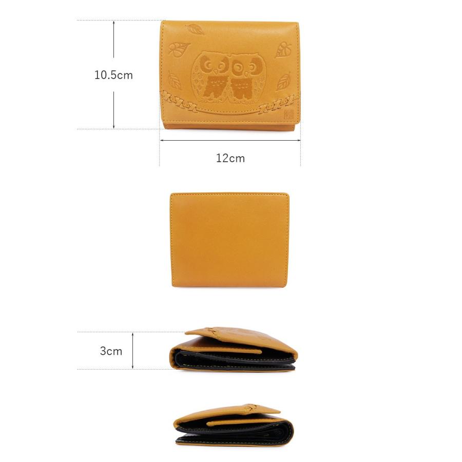 野村修平 なかよしふくろう 二つ折り財布 65601 正規取扱店 : Axis.bag