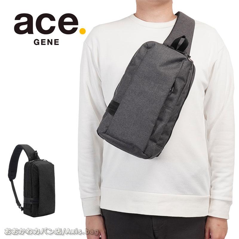 ②蓮ページ即発送 ace. GENE LABEL エースジーン ace.GENE ボディバッグ ワンショルダー