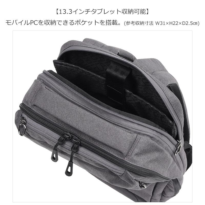あゆ　黒38 ace. GENE LABEL エースジーン ace.GENE ビジネスリュック 13.3インチ