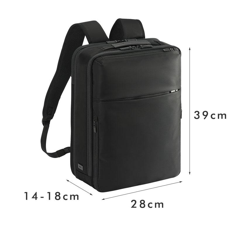 エースジーン ace.GENE ビジネスリュック  A4 PC収納 ガジェタブルR GADGETABLE 68007 拡張型 エキスパンダブル スルーポケット 正規取扱店 | ace. GENE LABEL | 03