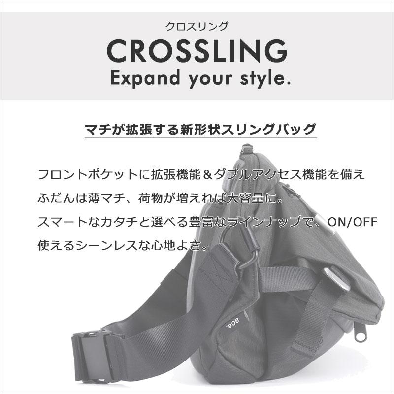 ace. GENE LABEL エースジーン ボディバッグ スリングバッグ ace.GENE