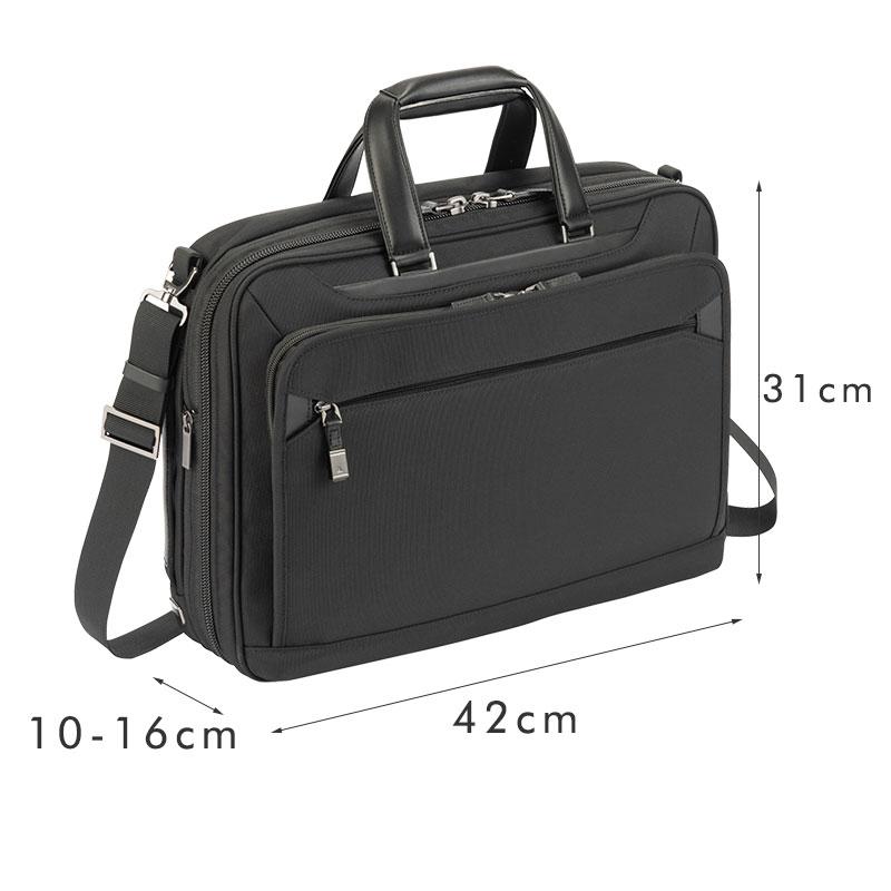 エースジーン ace.GENE ビジネスバッグ　15.6インチ対応 B4 エキスパンダブル メンズ EVL-4.0 68303  2way PC対応 セットアップ 通勤 出張 正規取扱店 | ace. GENE LABEL | 03