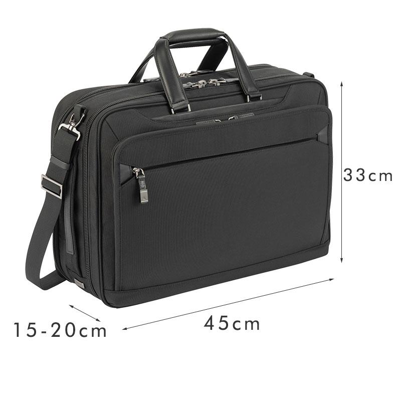 エースジーン ace.GENE ビジネスバッグ　15.6インチ対応 B4 エキスパンダブル メンズ EVL-4.0 68305  2way PC対応 セットアップ 通勤 出張 正規取扱店 | ace. GENE LABEL | 03