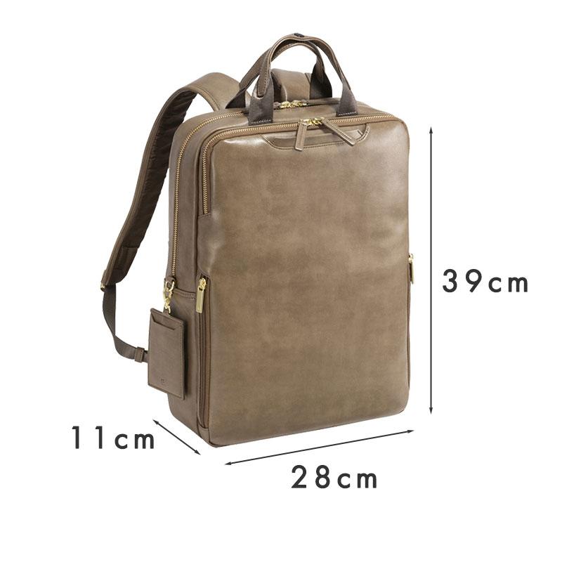 エースジーン ace.GENE ビジネスリュック バッグ A4 14インチPC対応   フィッテムクラス 68692　レディース 通勤 人気 シンプル フェイクレザー 正規取扱店 | ace. GENE LABEL | 03