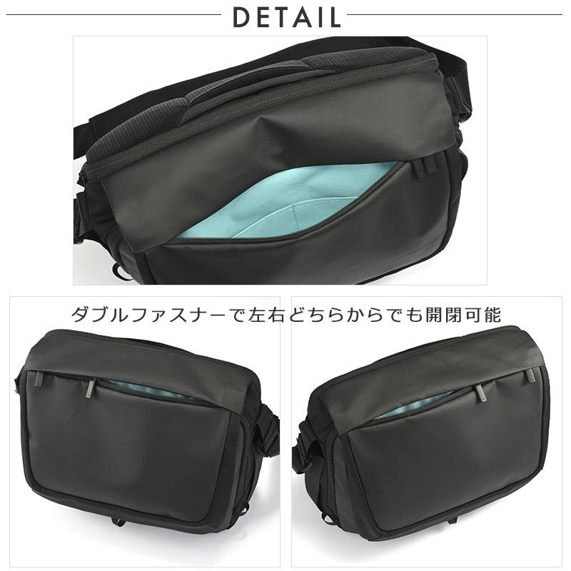 エースジーン ace.GENE ラグレンティスクロス ショルダーバッグ  撥水 68797 A4　13.3インチPC収納可能  人気 メンズ  シンプル(北海道沖縄/離島別途送料) ace. GENE LABEL エースジーン ace.GENE ラグレンティスクロス