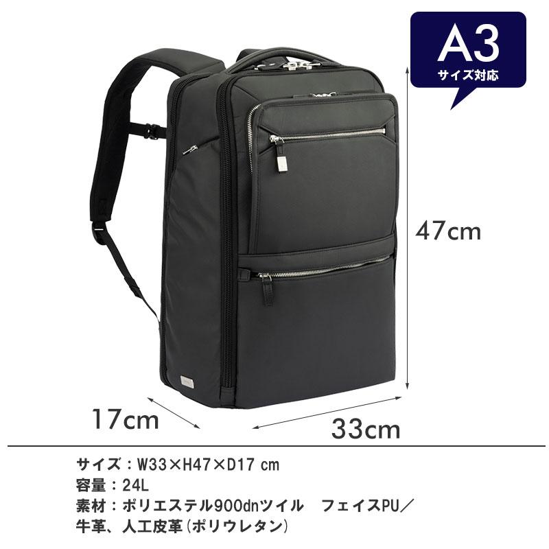エースジーン ace.GENE ビジネスバッグ リュック　15.6インチ対応 A3 メンズ EVL-4.0 10th LTD 68954 PC対応 セットアップ 通勤 出張 | ace. GENE LABEL | 02