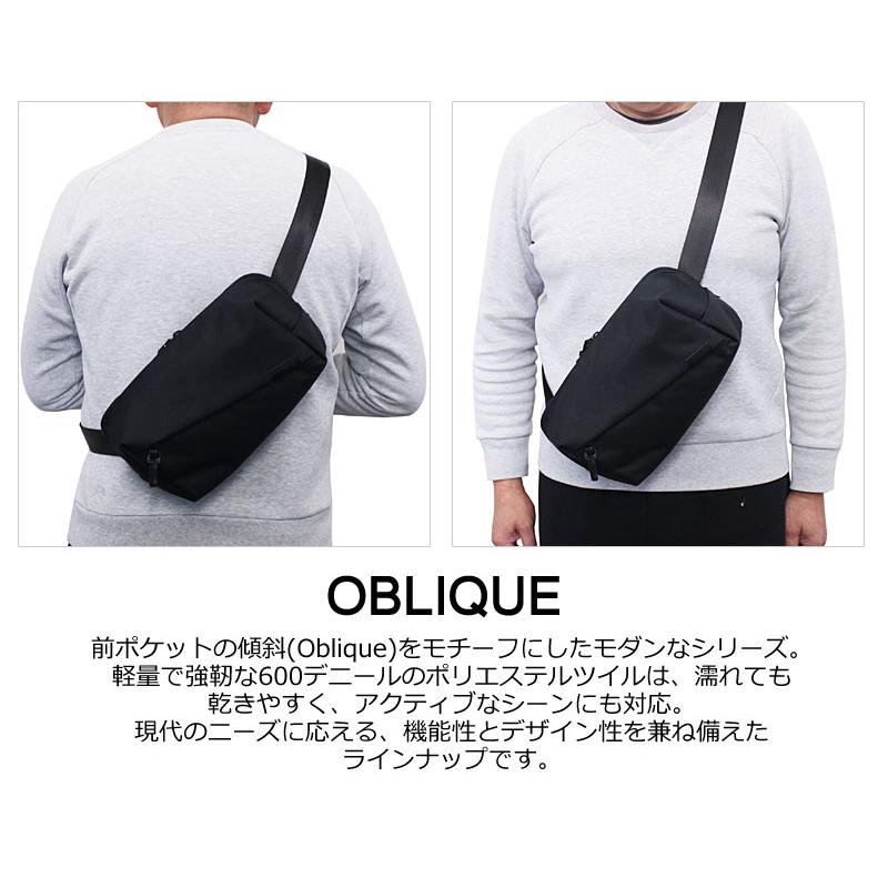 COMME CA MEN コムサメン ボディバッグ OBLIQUE オブリック 7132  ワンショルダー ウエストバッグ 斜め掛け 肩掛け スクエアタイプ スリングバッグ | COMME CA MEN | 03