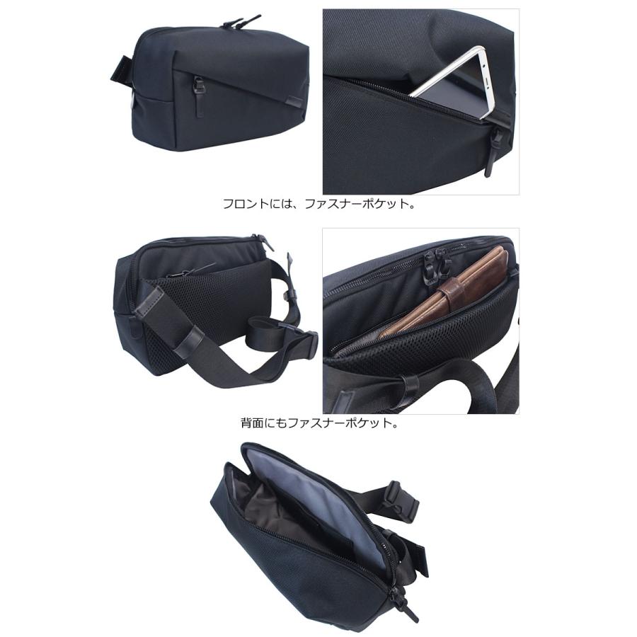 COMME CA MEN コムサメン ボディバッグ OBLIQUE オブリック 7132  ワンショルダー ウエストバッグ 斜め掛け 肩掛け スクエアタイプ スリングバッグ | COMME CA MEN | 06