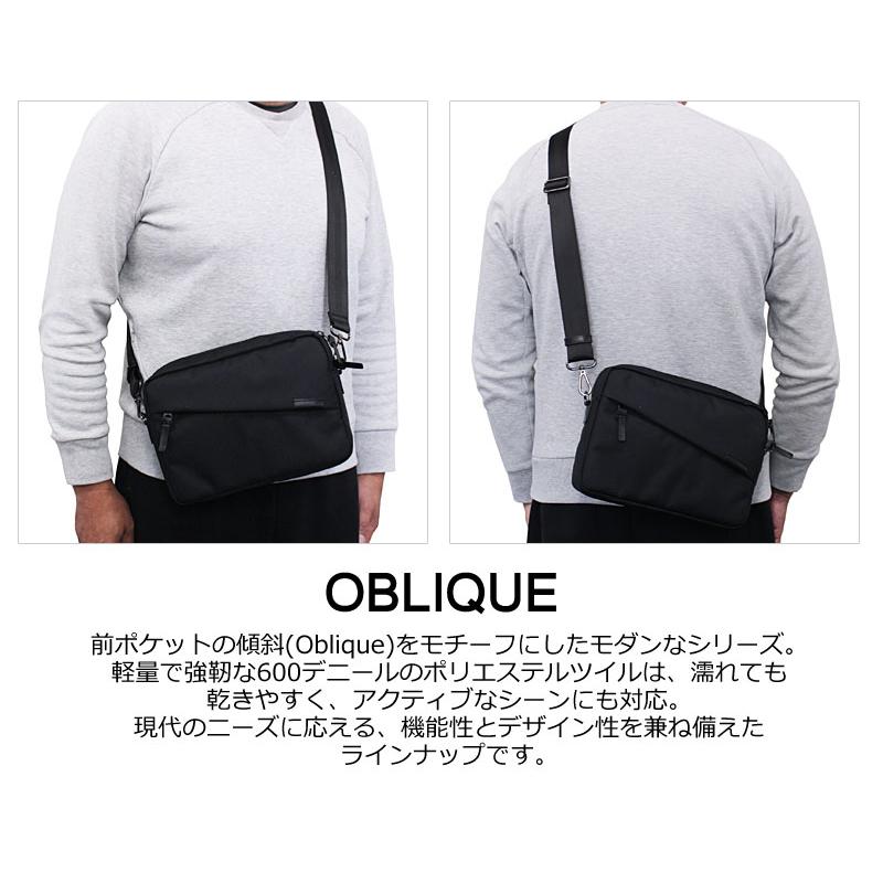 COMME CA MEN コムサメン 横型 ショルダーバッグ OBLIQUE オブリック 7134  斜め掛け 肩掛け A５ セカンドバッグ ポーチ スクエアタイプ コンパクト | COMME CA MEN | 03