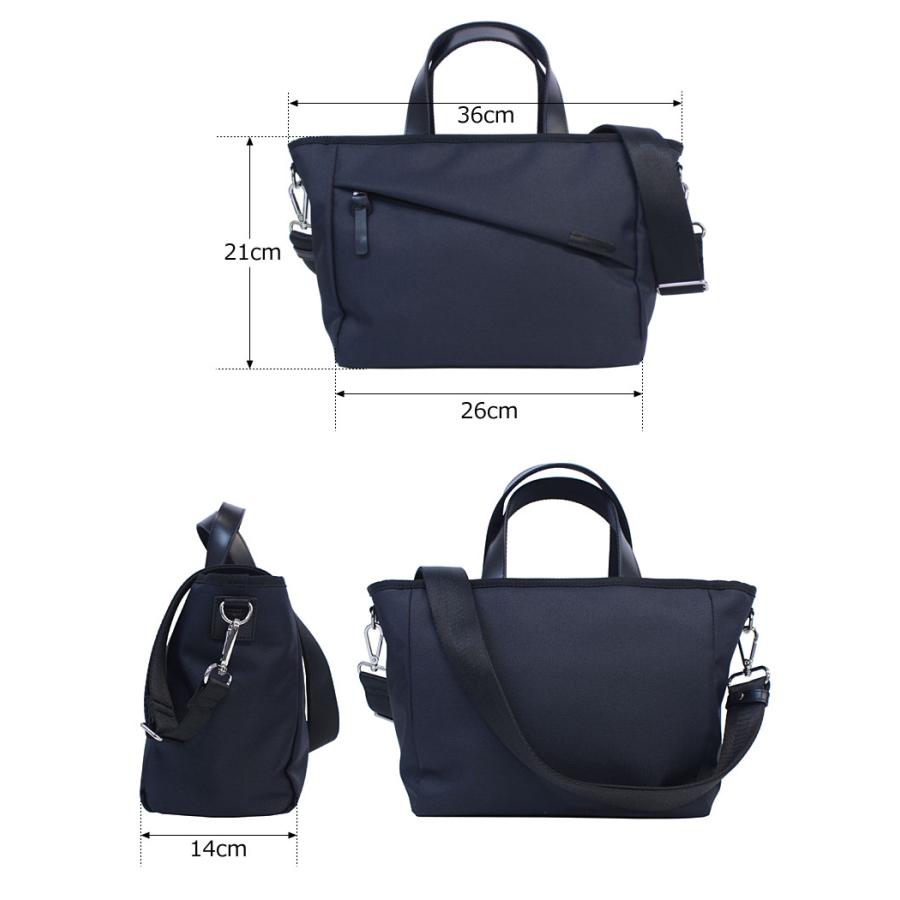 COMME CA MEN コムサメン 2WAY トートバッグ OBLIQUE オブリック 7135  ショルダー 横型 斜め掛け 肩掛け A５ 手提げバッグ 手提げかばん | COMME CA MEN | 04