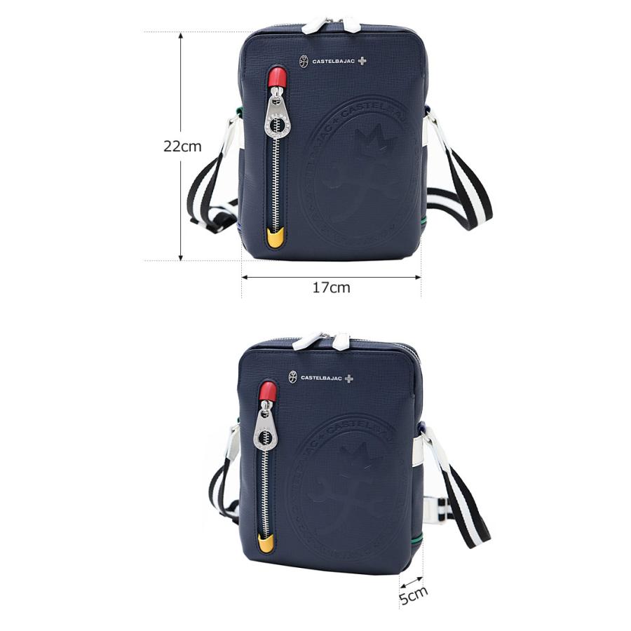 CASTELBAJAC カステルバジャック ミニ ショルダーバッグ 日本製 牛革 デンス 72111 (北海道沖縄/離島別途送料) 正規取扱店 CASTELBAJAC（カステルバジャック） ミニ ショルダーバッグ 日本製