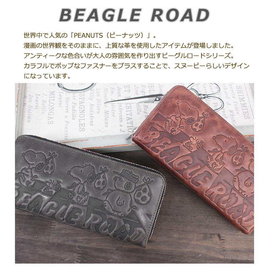 ピーナッツ PEANUTS スヌーピー SNOOPY ラウンドファスナー長財布