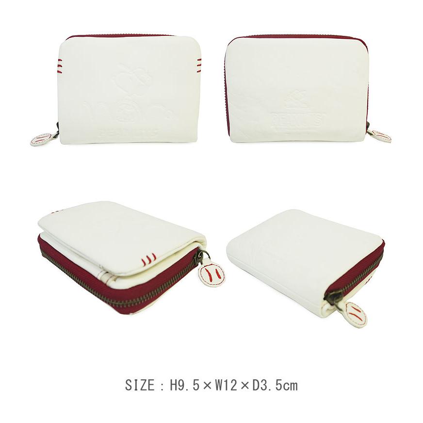 ピーナッツ PEANUTS スヌーピー SNOOPY ラウンドファスナー二つ折り財布 BALL  73035 正規取扱店 |  | 03