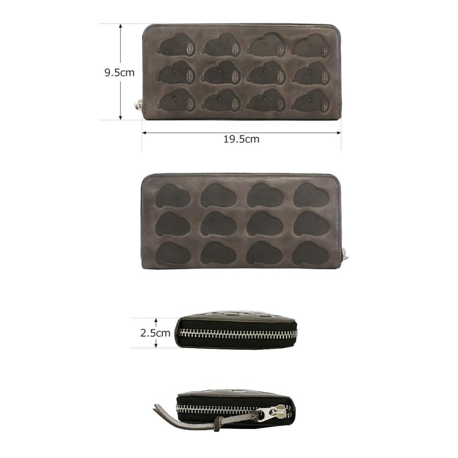 ピーナッツ PEANUTS スヌーピー SNOOPY ラウンドファスナー長財布 M.F メニィフェイス 73056 正規取扱店 | PEANUTS | 01