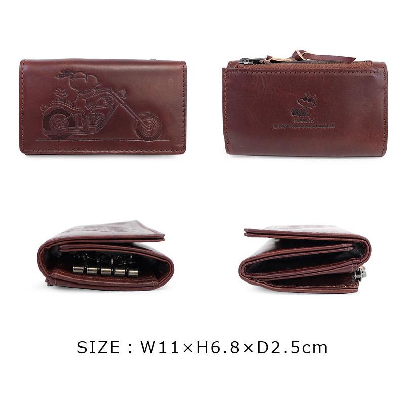 ピーナッツ PEANUTS スヌーピー SNOOPY 4連キーケース コインケース RIDER 73302 正規取扱店 | ピーナッツ レーベル | 02