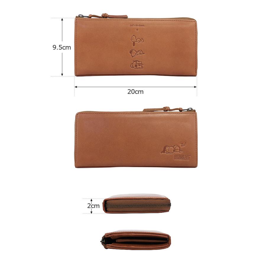 ピーナッツ PEANUTS スヌーピー SNOOPY L字ファスナー長財布 Lie Down ライダウン 73330 正規取扱店 | PEANUTS | 01