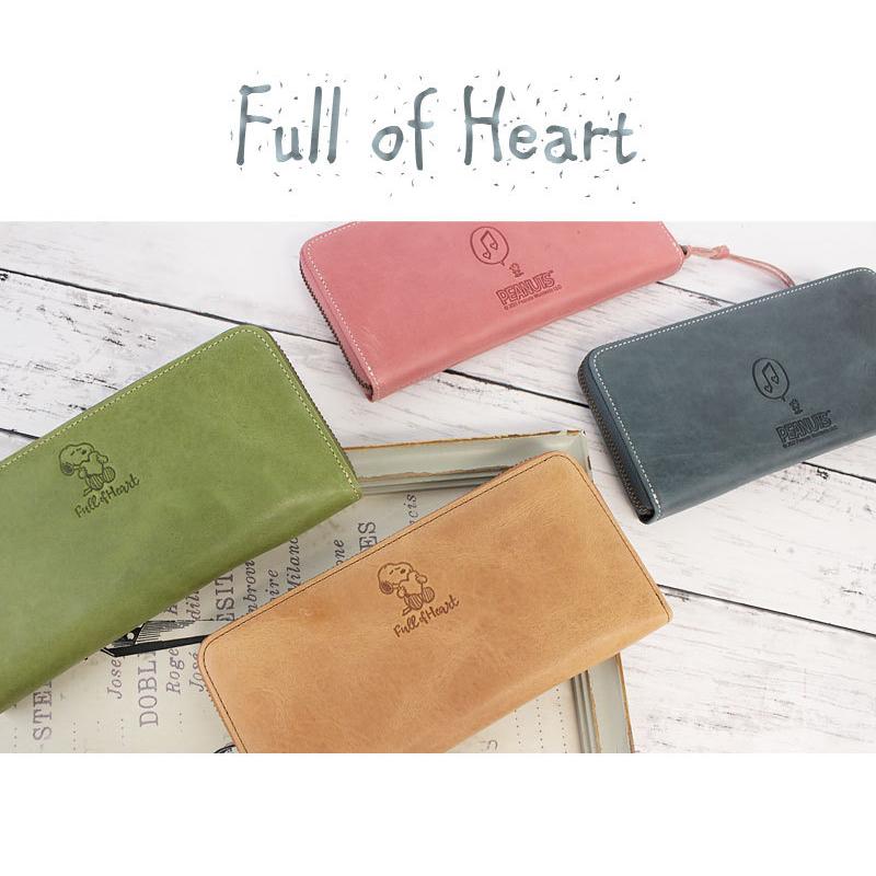 ピーナッツ PEANUTS スヌーピー SNOOPY ラウンドファスナー長財布 FullofHeart  73340 正規取扱店 |  | 05