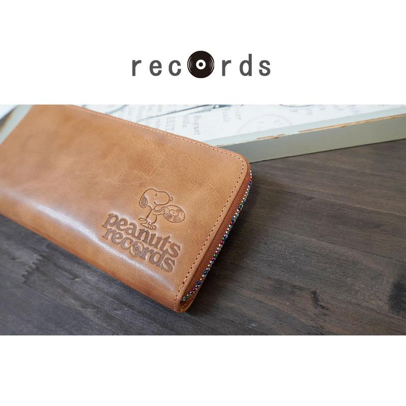 ピーナッツ PEANUTS スヌーピー SNOOPY ラウンドファスナー長財布