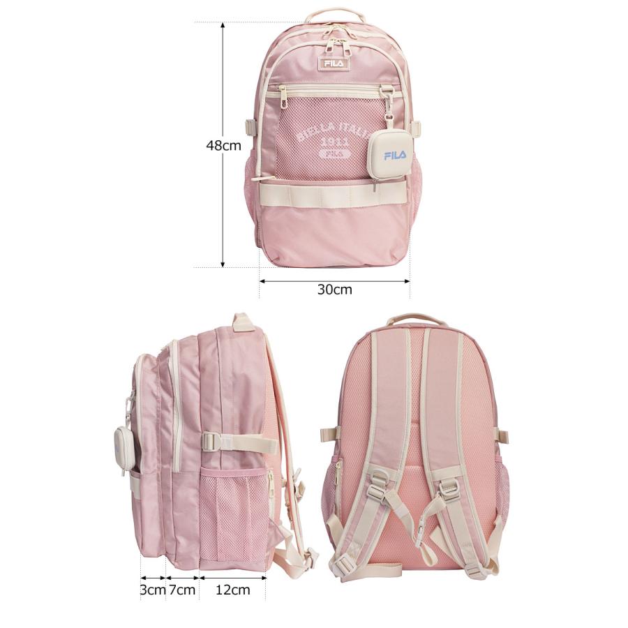 フィラ FILA  3ルーム リュックサック 32L ルミノ 7890 バックパック ディパック デイバッグ A4 撥水軽量 推し活 韓国風 パステルカラー 通学 正規取扱店 | FILA | 06