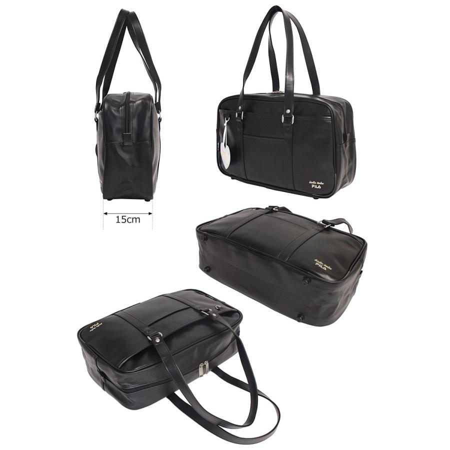 FILA フィラ スクールバッグ 合皮スクール  7895  スクバ   通学鞄 通学かばん 学生カバン 中学 高校 入学 入学準備 刺繍ロゴ 軽量 撥水 人気 正規取扱店 | FILA | 06