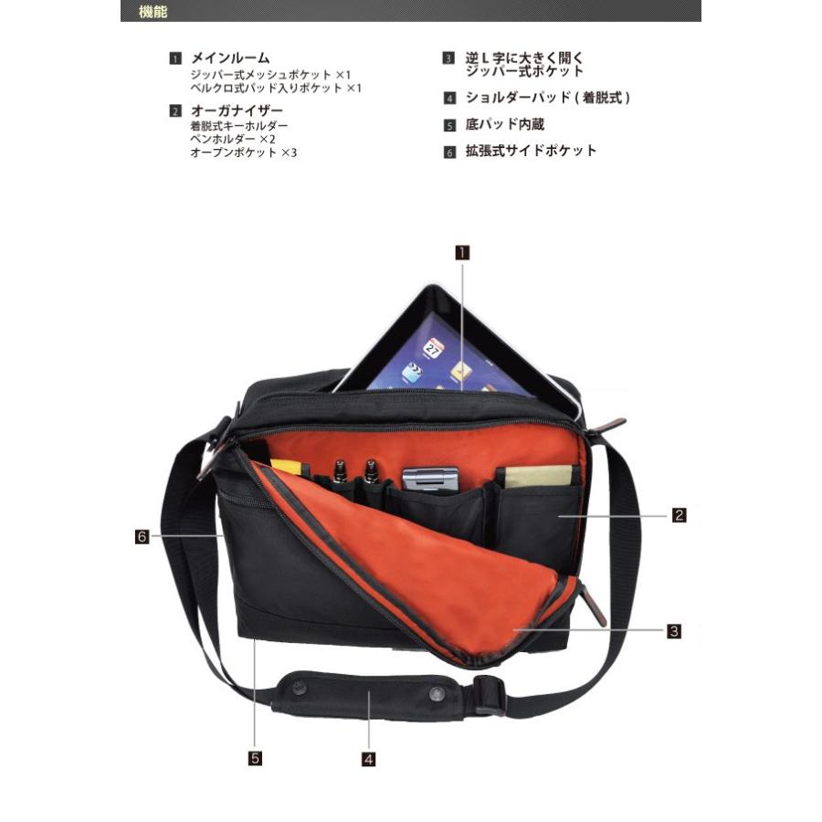 閉店セール/50%OFF マンハッタンパッセージ MANHATTAN PASSAGE ショルダーバッグ メンズ  9L デザインソリューション 8080 正規取扱店 返品交換・ラッピング不可 | MANHATTAN PASSAGE | 03