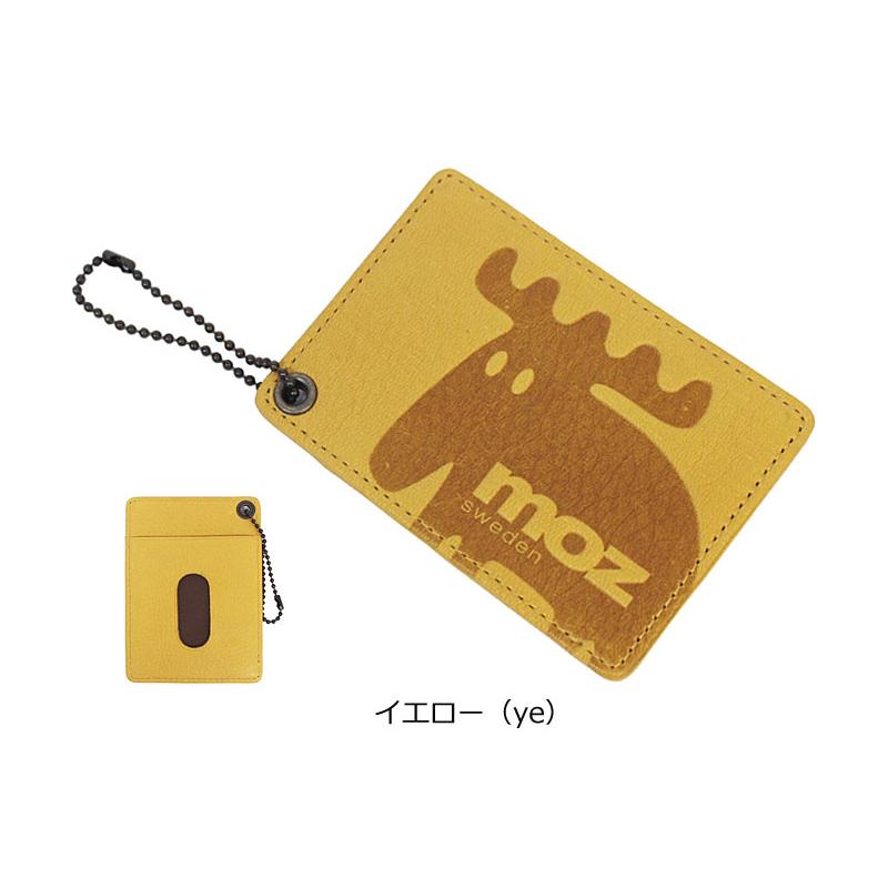 モズ MOZ moz パスケース ELK エルク 86029 メール便配送商品  ヘラジカ 北欧 染料仕上げ ナチュラル カラフル パステルカラー 定期入れ | moz | 11