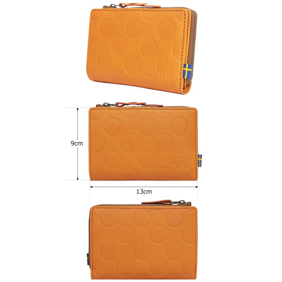 モズ MOZ moz 2つ折り財布 dot ドット 86045 ヘラジカ 北欧 レザー