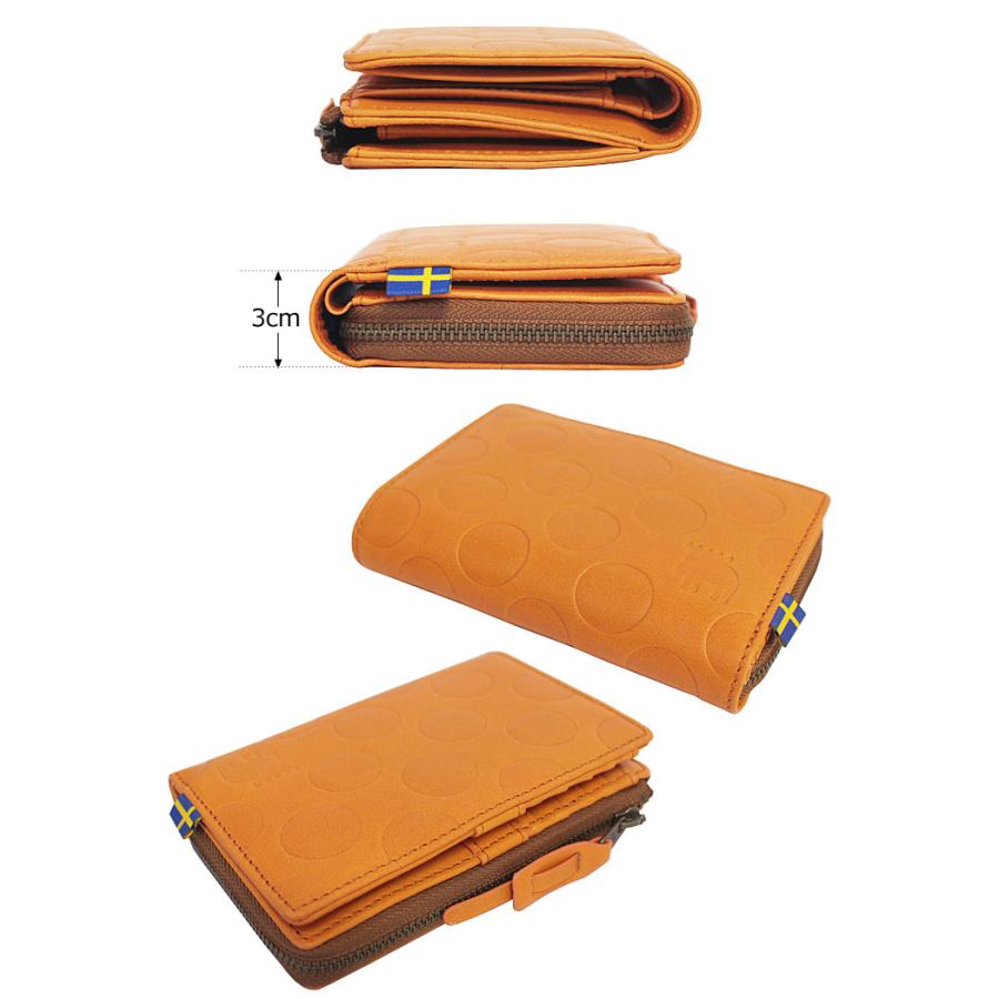 モズ MOZ moz 2つ折り財布 dot ドット 86045 ヘラジカ 北欧 レザー