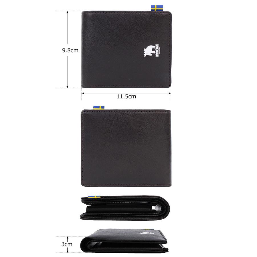 モズ MOZ 二つ折り財布 SOLID ソリッド 86110 | moz | 02