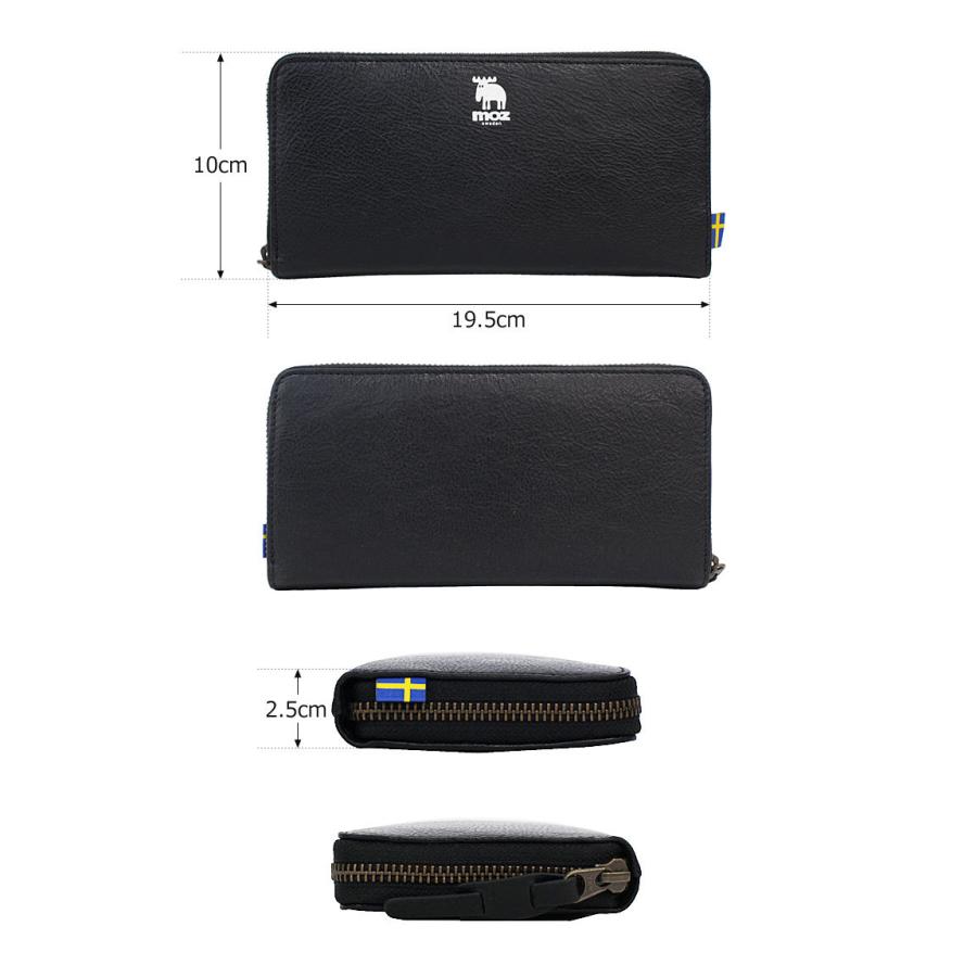 モズ MOZ ラウンドファスナー長財布 SOLID ソリッド 86111 |  | 05