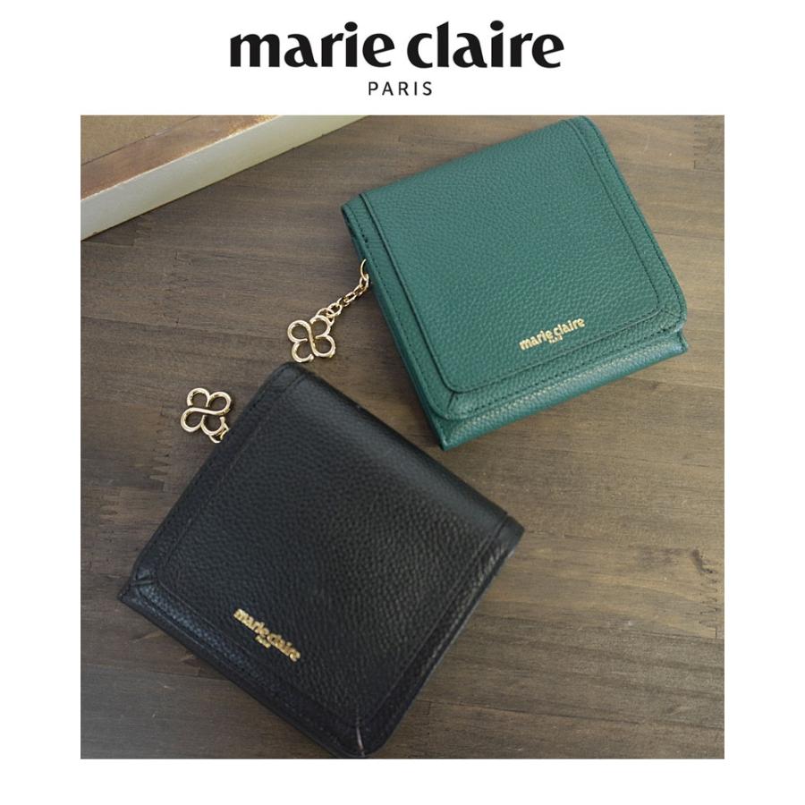 閉店セール/50%OFF marie claire マリクレール ボタン留めかぶせ２つ折り財布 88663 返品交換・ラッピング不可 |  | 01