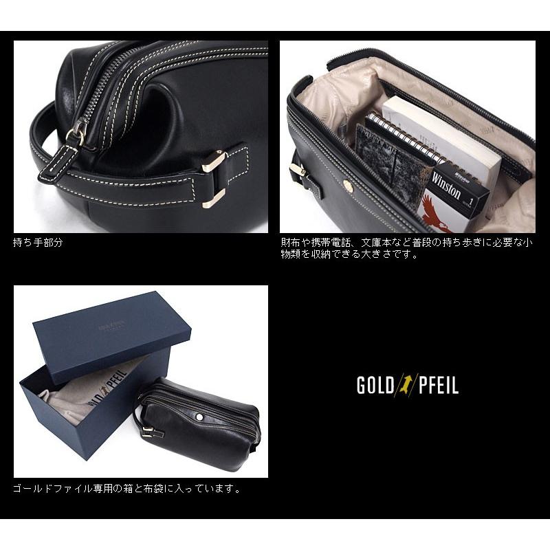 GOLD PFEIL（ゴールドファイル） セカンドバッグ メンズ
