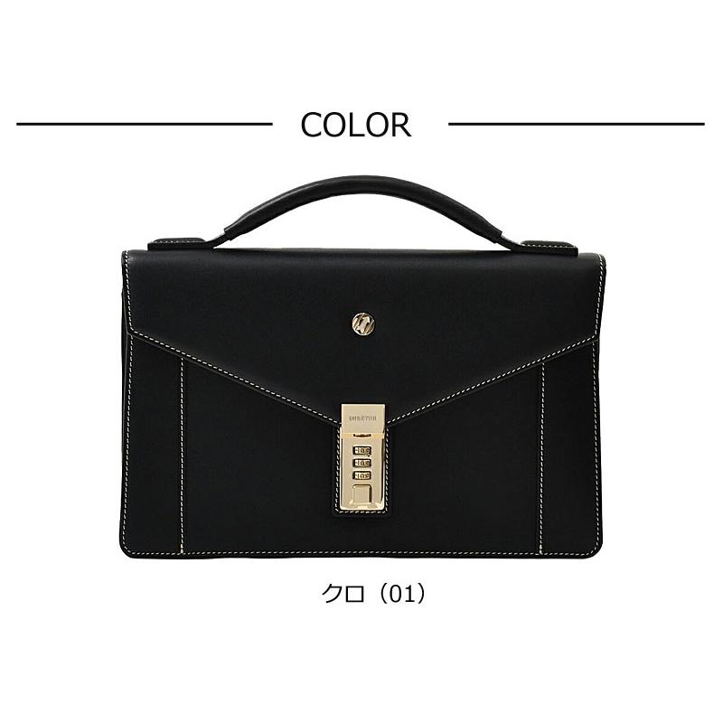 [メーカー在庫確認]ゴールドファイル GOLDPFEIL カブセ クラッチバッグ オックスフォード 901514 日本製 復刻版 牛革 カーフ レザー かぶせ 正規取扱店 | GOLD PFEIL | 05