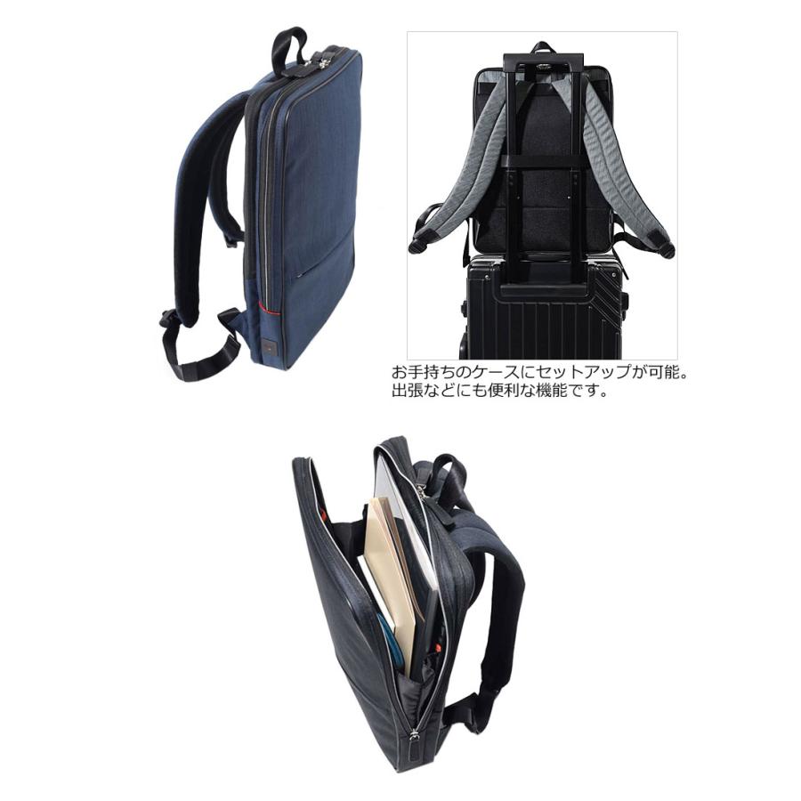 IS/IT（イズイット） ビジネスリュック A4 薄型 2ルーム ルシェルII