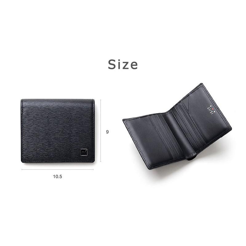 IS/IT イズイット 二つ折り財布 ポリマー 989604   本革 革小物 社会人 営業 レザー 仕事 メンズ 開運 新生活応援 シンプル 正規取扱店 |  | 02