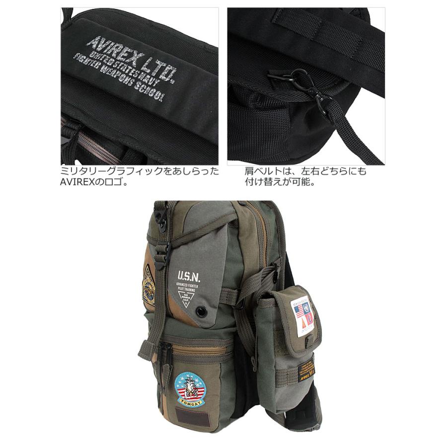 AVIREX（アヴィレックス） アビレックス ワンショルダーバッグ ボディ 