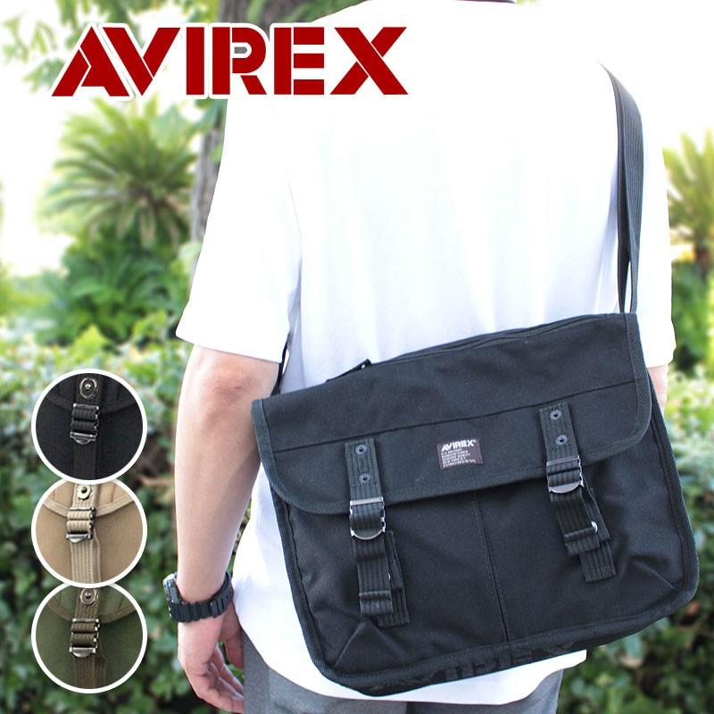 新品送料無料AVIREX(アヴィレックス) AVX3523 ショルダーバッグクロ AVIREX（アヴィレックス） EAGLE イーグル ショルダーバッグ 斜め掛け