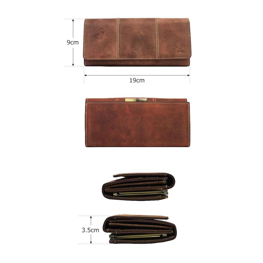 Ain Soph（アインソフ） がまぐち 長財布 Hard Pull-up DA1466-HP 正規