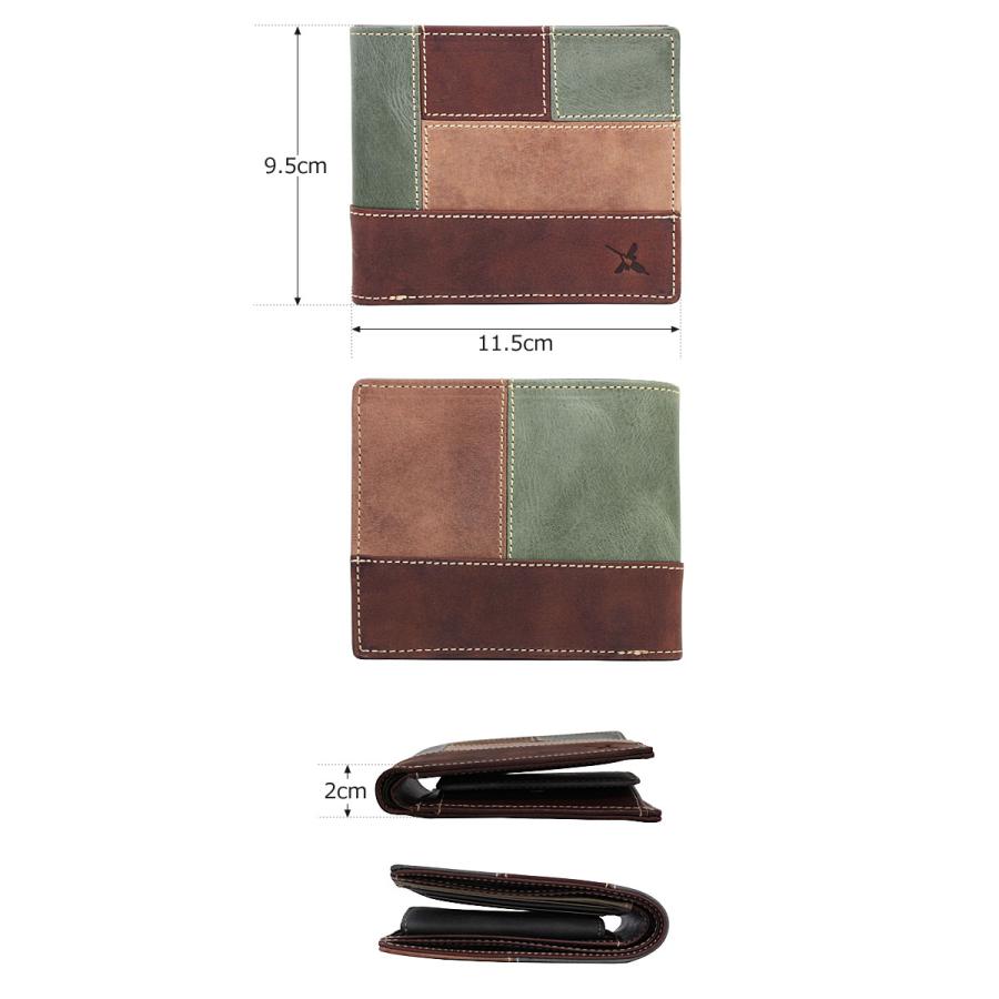 Ain Soph アインソフ 二つ折り財布 財布 Hard Pull-up da1476-hp