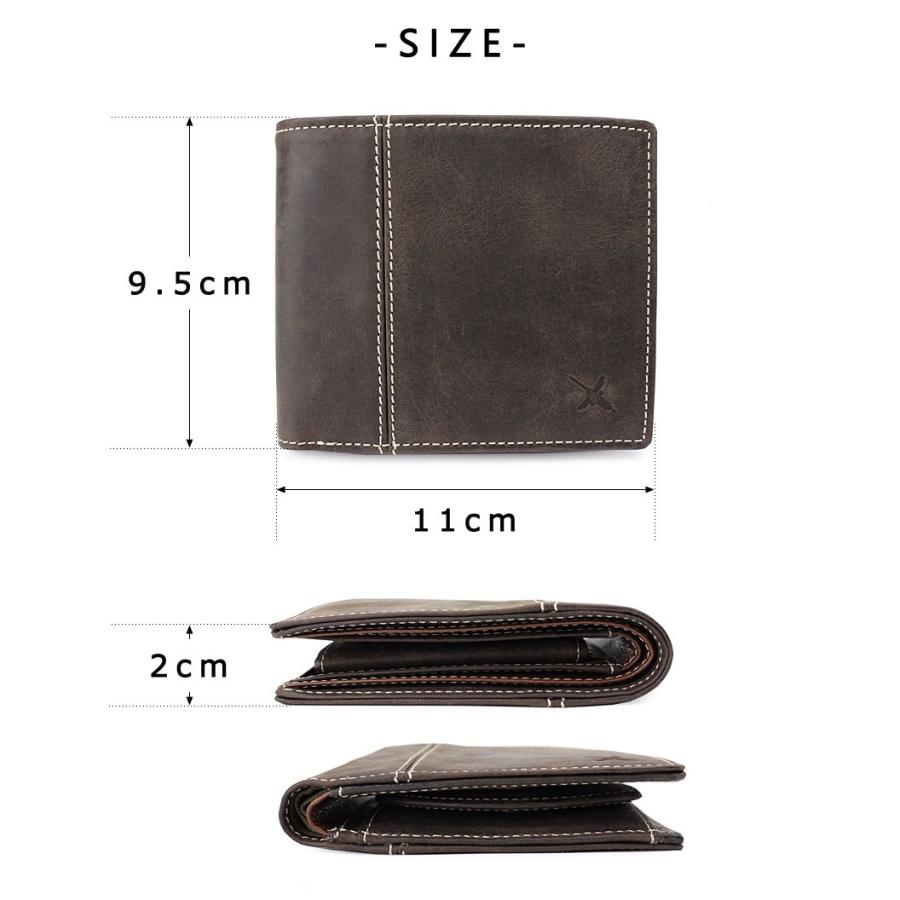 あいす アインソフ Ain Soph 二つ折り財布 Hard Pull-up DA654-HP 318020 正規