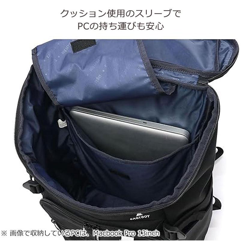 イーストボーイ EASTBOY リュックサック 2ルームリュック 32L ネオプレッピー EBA105 ディバッグ バックパック 自由の女神 ビッグロゴ B4対応 PC対応 通学 遠足 | EASTBOY | 06