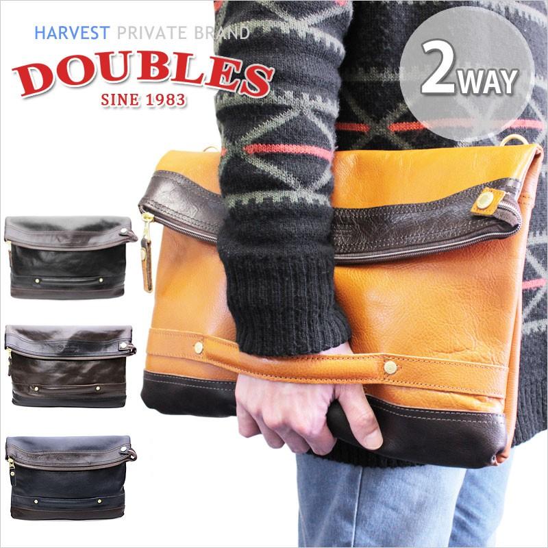 HARVEST LABEL ハーベスト ダブルス DOUBLES 2WAYクラッチバッグ  