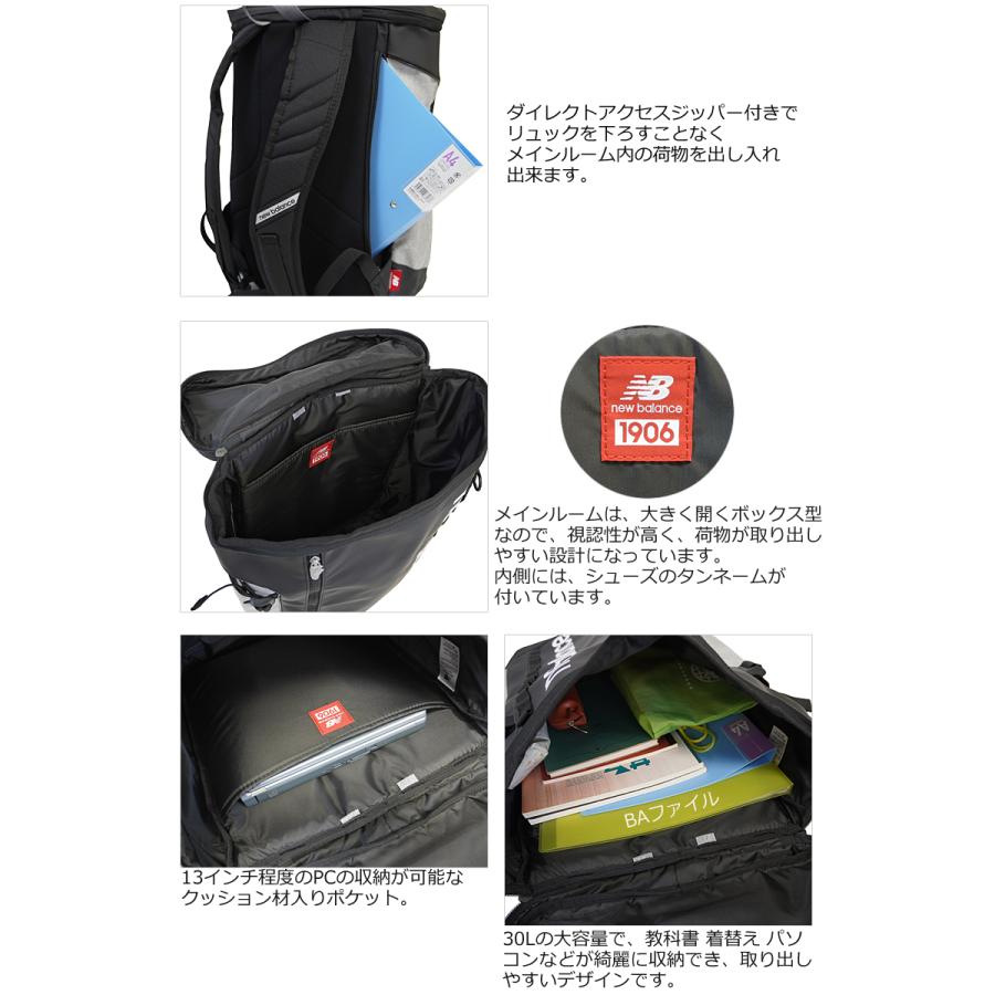Seventeen 記載商品 NewBalance ニューバランス リュックサック バックパック 30L SPORTS STYLE LAB35717 正規取扱店 | New Balance | 06