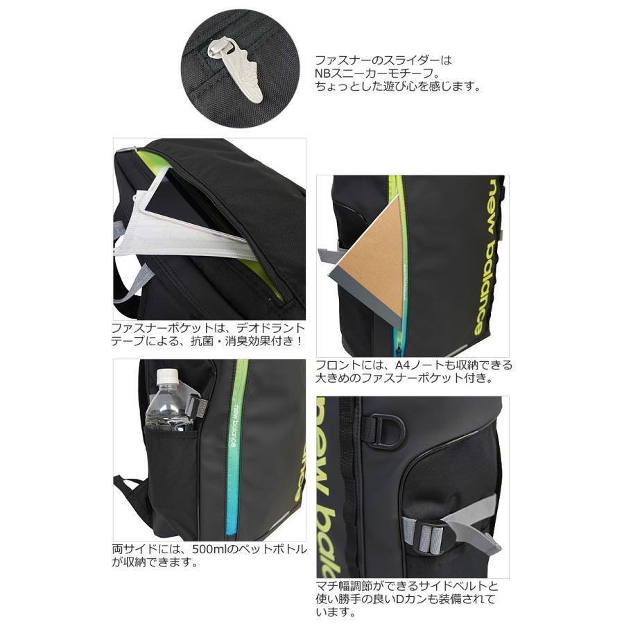Seventeen 記載商品 NewBalance ニューバランス 限定モデル リュックサック バックパック 30L SPORTS STYLE LAB35718 正規取扱店 | New Balance | 04