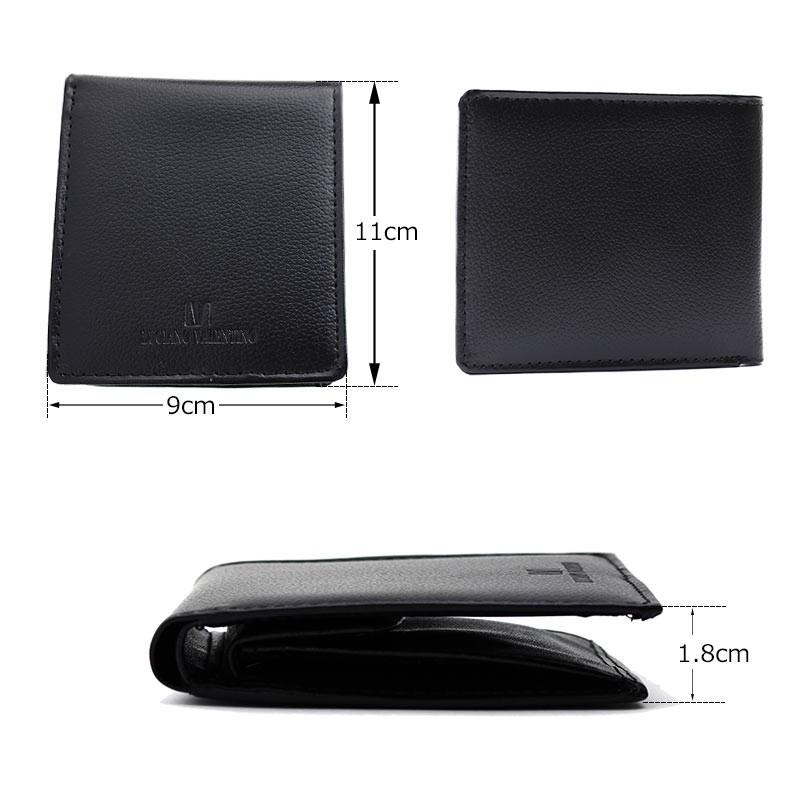 二つ折り財布 メンズ 本革 ルチア―ノ バレンチノ LUCIANO VALENTINO 財布 サイフ LUV-8002　 返品交換不可(メール便配送商品) 正規取扱店 |  | 01