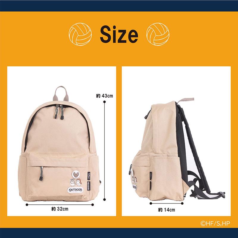 ハイキュー!!×OUTDOOR PRODUCTS 公式 アウトドアプロダクツ コラボ リュックサック 20L ODHQ04 レディース 旅行 普段 デイリー シンプル ブランド 人気 | OUTDOOR PRODUCTS | 06