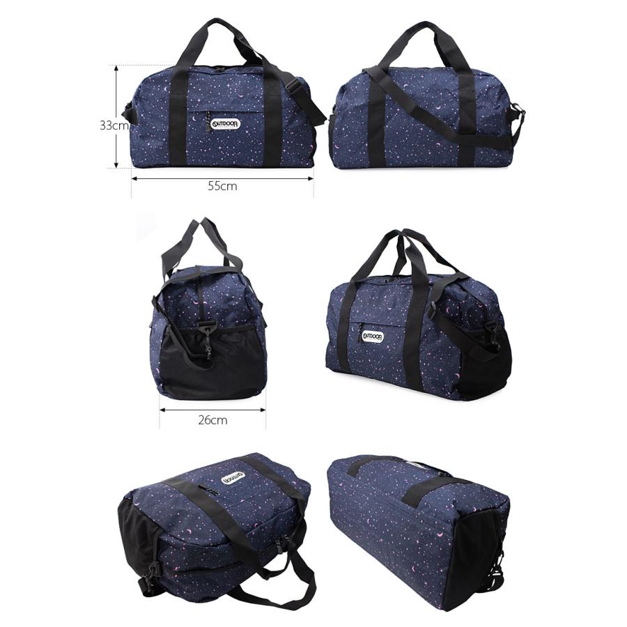 OUTDOOR PRODUCTS アウトドアプロダクツ  ボストンバッグ 43L out310  夜空柄 ダッフルバッグ キッズ 高校生 中学生 林間 修学旅行 正規取扱店 | OUTDOOR PRODUCTS Usual Things | 01