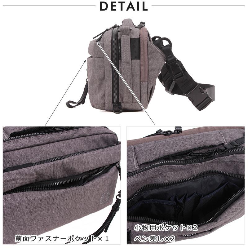 PID ピーアイディー 2way ボディバッグ ヒップバッグ ショルダー nove ノーヴェ PAN223  メンズ 軽量 シンプル ナイロン キャリーオン 旅行 正規取扱店 | P.I.D | 06