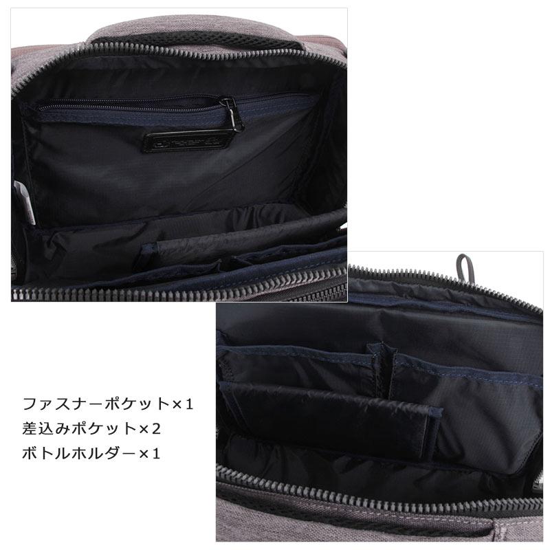 PID ピーアイディー 2way ボディバッグ ヒップバッグ ショルダー nove ノーヴェ PAN223  メンズ 軽量 シンプル ナイロン キャリーオン 旅行 正規取扱店 | P.I.D | 08